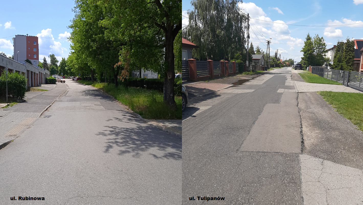 ulica Rubinowa i Tulipanów
