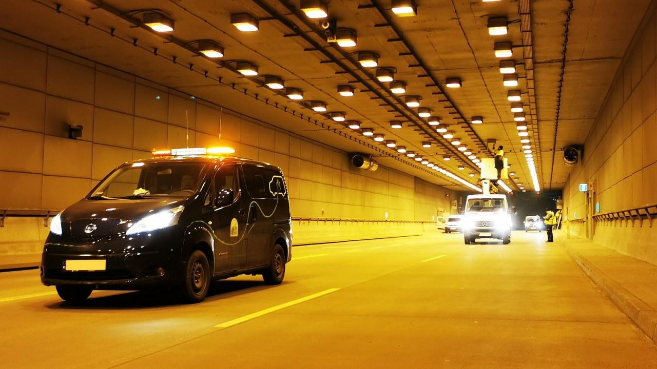 Konserwacja urządzeń w tunelu DTŚ