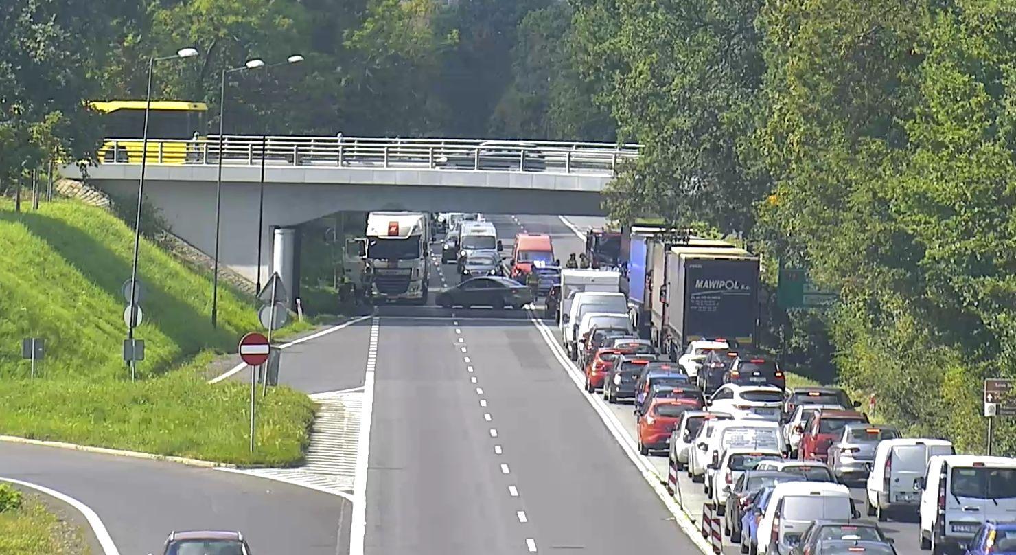 Uwaga kierowcy- zdarzenie drogowe na DK88