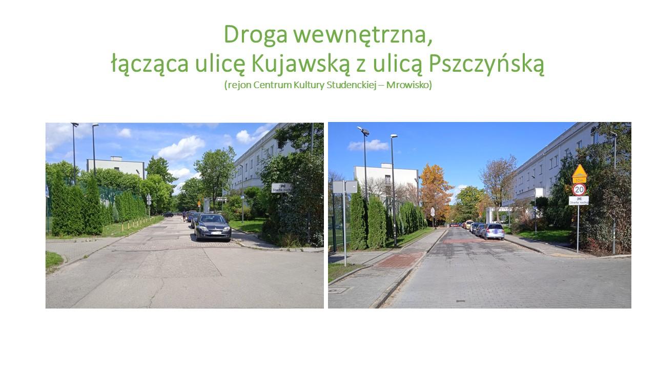 Wyremontowany łącznik między Kujawską a Pszczyńską