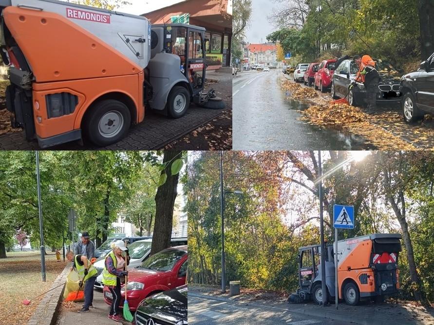 Jesień w pełni - miasto walczy z opadającymi liśćmi