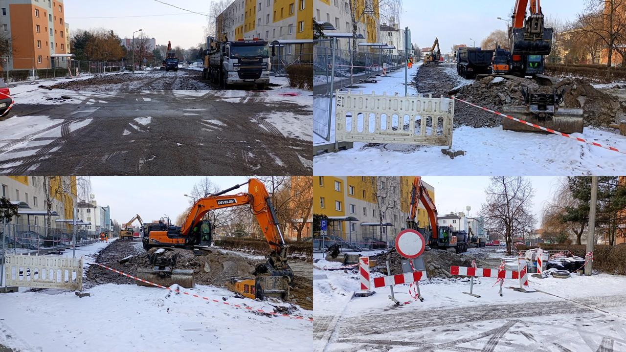 Nowa nawierzchnia na Rubinowej - drogowcy wrócili na plac budowy