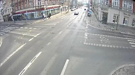 Awaria sygnalizacji świetlnej Zwycięstwa/Wyszyńskiego.