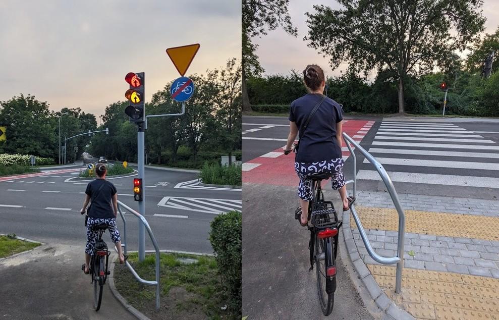 Mały element, duża wygoda dla rowerzystów.